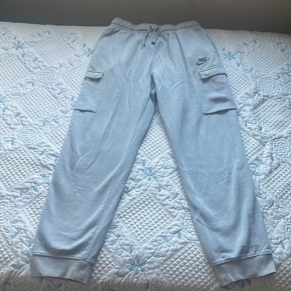 Nike cargo track pants, size small men